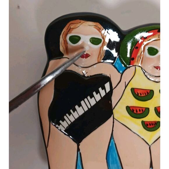 2003 “BEST FRIENDS” FUNSEEKER Janis Joplin No. 6445 Platter Westland Gift - Picture 6 of 10